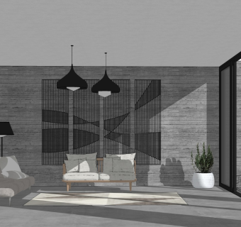 精品客厅设计家具模型 (33)